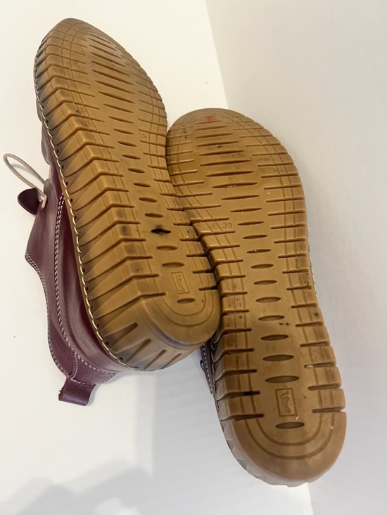 Spring Step Nespea Booties Burgundy Leather Lagenlook Comfort EU 39/8 main image 7
